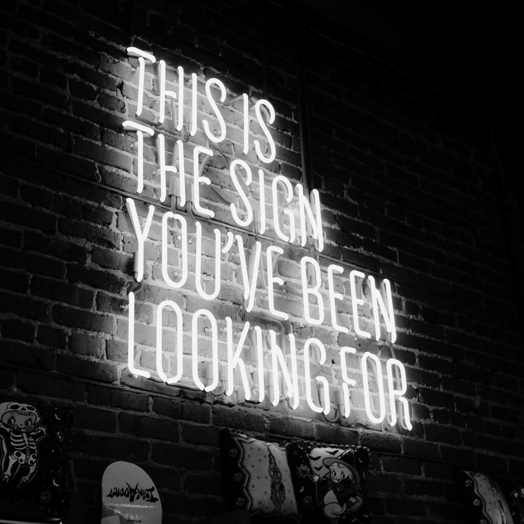 Sign - black&white